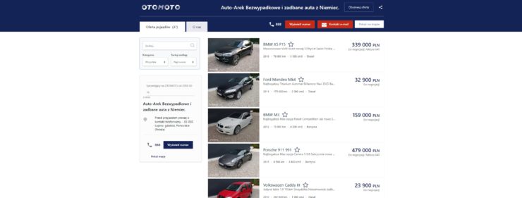 Strona Auto Arek