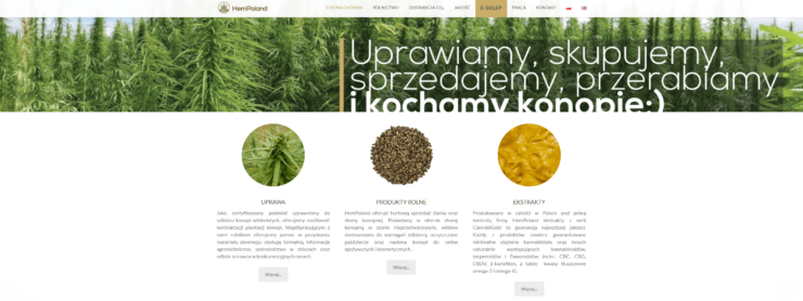 Strona internetowa HemPoland